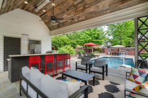 Pool Outdoor TV Fire Pit Game Room